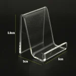 QH-040 10 PCS Acrylic Transparent Mobile Phone Display Stand - Image 3