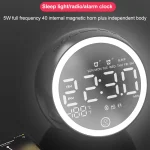 X10 Multifunctional Bluetooth Speaker LED Night Light Alarm Clock Bluetooth Speaker, Support TF Card & AUX & FM Radio, US Plug, EU Plug, UK Plug - Image 6