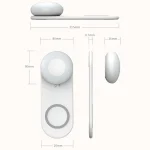 VN003 Multifunctional Wireless Charging LED Desk Lamp Separate Magnetic Touch Dimming Night Light - Image 3