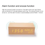 Wooden Clock Bluetooth Speaker, Bluetooth Audio Quality, Charging Humidity Speaker Black Wood, Charging Humidity Speaker Log - Image 4