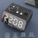 M9 Wireless Bluetooth Speaker Multifunctional Desktop Alarm Clock Support TF Card & U Disk & AUX, US Plug, EU Plug, UK Plug - Image 3
