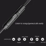 In-Ear Earphone Bass Mobile Phone Game Sports Wired Headset, Black, Silver - Image 6