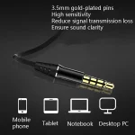 In-Ear Earphone Bass Mobile Phone Game Sports Wired Headset, Black, Silver - Image 7