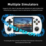 POWKIDDY X35H 3.5" Portable Video Game Player Hall Sensor Joystick Handheld Game Console, 64G Black Transparent, 64G Blue Transparent, 64G White, 128G Black Transparent, 128G Blue Transparent... - Image 5