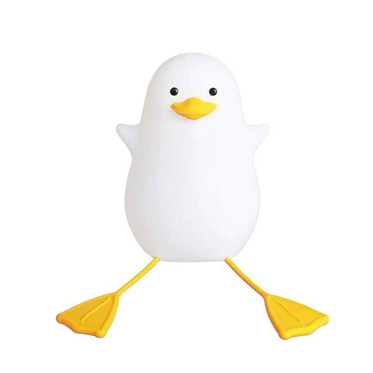 Silicone LED Night Light Mobile Phone Holder, Yellow Mouth, Blue Mouth
