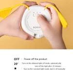 Silicone LED Night Light Mobile Phone Holder, Yellow Mouth, Blue Mouth - Image 4