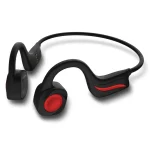 B20 Magnetic Suction Charging Bone Conduction Wireless Swimming Earphone, Gray, Red - Image 7