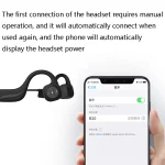 B20 Magnetic Suction Charging Bone Conduction Wireless Swimming Earphone, Gray, Red - Image 5