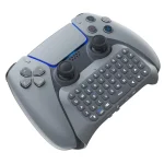 JYS-P5121 Bluetooth Wireless Handle Keyboard Can Chat Voice External Keyboard Suitable For PS5, Note: Without Handle, JYS-P5121 (Grey)