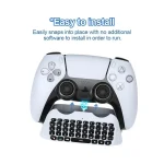 JYS-P5121 Bluetooth Wireless Handle Keyboard Can Chat Voice External Keyboard Suitable For PS5, Note: Without Handle, JYS-P5121 (Grey) - Image 3