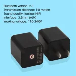 Q8S Bluetooth Receiver Audio Power Amplifier Stereo Audio Adapter HIFI Non-Destructive Transmission Converter, CN Plug - Image 3