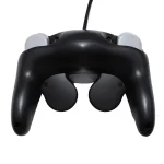 2 PCS Single Point Vibrating Controller Wired Game Controller For Nintendo NGC / Wii, White, Pink, Yellow, Red, Purple, Green, Blue, Black, Silver, Orange - Image 3