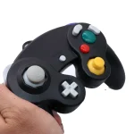 2 PCS Single Point Vibrating Controller Wired Game Controller For Nintendo NGC / Wii, White, Pink, Yellow, Red, Purple, Green, Blue, Black, Silver, Orange - Image 5
