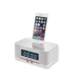 A8 Charging Base Audio NFC Bluetooth Speaker Alarm Clock, US Plug, EU Plug, UK Plug - Image 6