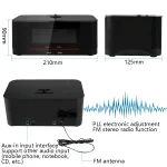 A8 Charging Base Audio NFC Bluetooth Speaker Alarm Clock, US Plug, EU Plug, UK Plug - Image 2