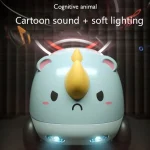 Cartoon Cute Pet Pull Back Car Children Mini Puzzle Inertia Car Toy, Bee, Dinosaur, Rhino, Deer, Puppy, Whale - Image 5