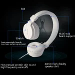 Gorsun GS-778 Mobile Phone Music Headset Wired Laptop Children Headphones, White, Yellow, Blue, Black, Orange, Rose Red - Image 2