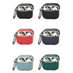 Plated Fabric Bluetooth Earphone Protective Cover + PC Protective Cover Case, For AirPods Pro, For AirPods 1 / 2 - Image 7