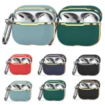 Plated Fabric Bluetooth Earphone Protective Cover + PC Protective Cover Case, For AirPods Pro, For AirPods 1 / 2 - Image 2