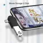 10 PCS LI-09 USB 3.0 Female to USB-C / Type-C + Micro USB Male Multi-Function OTG Adapter with Lanyard, Black, Gold, Silver, Rose Gold - Image 7