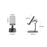 CYX-PH2 Mobile Phone Tablet Desktop Bracket Folding Telescopic Phone Bracket, Black, Green, White, Red - Image 2