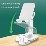 CYX-PH2 Mobile Phone Tablet Desktop Bracket Folding Telescopic Phone Bracket, Black, Green, White, Red - Image 4