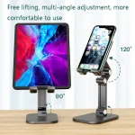 CYX-PH2 Mobile Phone Tablet Desktop Bracket Folding Telescopic Phone Bracket, Black, Green, White, Red - Image 5