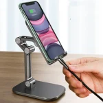 CYX-PH2 Mobile Phone Tablet Desktop Bracket Folding Telescopic Phone Bracket, Black, Green, White, Red - Image 6