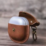 CONTACTS FAMILY CF1119 Pro For Galaxy Buds Pro Crazy Horse Texture Clamshell Earphone Protective Leather Case with Hook, For Galaxy Buds Pro - Image 6