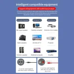 K6 Bluetooth 5.0 Receiver Transmitter 2 In 1 Adapter Computer Speaker Car FM (Black) - Image 7