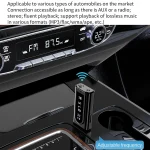K9 USB Car Bluetooth 5.0 Adapter Receiver FM + AUX Audio Dual Output Stereo Transmitter (Black) - Image 7