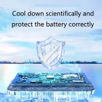 OATSBASF Live Telescopic Desktop Radiator Compact Portable Cooling Phone Holder, Standard:, Bracket White, Bracket Pink, Bracket Green, Radiator Pink, Radiator Green - Image 2