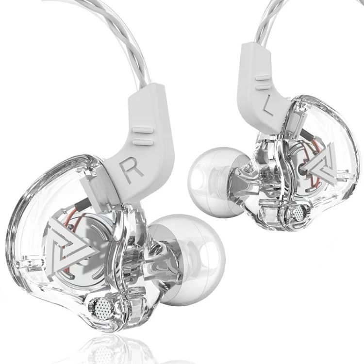 QKZ AK6 2 PCS In-Ear 3.5mm Wired Subwoofer Sports Earphones, 2 PCS
