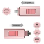 SH02 USB 3.0 + 8 Pin + Mirco USB + Type-C 4 In 1 Mobile Computer U-Disk With OTG Function, 16GB - Image 4