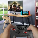 TNS-0118A Wireless Bluetooth Gamepad With Wake-Up NFC Function For Switch Pro - Image 7