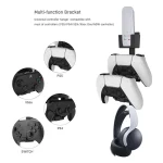 JYS P5125 Earphone / Handle / Remote Control Wall Hook For PS5 / PS4 / Xbox / Switch, White, Black - Image 3