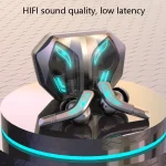 MD158 TWS Wireless Bluetooth 5.2 Game Headphones Low Delay HI-FI Earphone With Breathing Light - Image 3