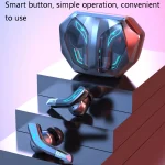 MD158 TWS Wireless Bluetooth 5.2 Game Headphones Low Delay HI-FI Earphone With Breathing Light - Image 4