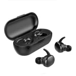 Y30 Wireless Bluetooth Headset 5.0 In-Ear Mini Earphone, Black, White, Digital Display Black - Image 7
