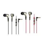 Edifier H230P In-Ear Subwoofer 3.5mm Wire-Controlled Sports Earphone With Microphone, Cable Length:1.3m, Black, Red - Image 2