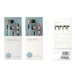 Edifier H230P In-Ear Subwoofer 3.5mm Wire-Controlled Sports Earphone With Microphone, Cable Length:1.3m, Black, Red - Image 7