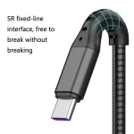 2 PCS ZZ034 USB To 8 Pin + USB-C / Type-C + Micro USB 3 In 1 Fast Charging Cable, Style:, 5A Super Fast-Black, 5A Super Fast-Red, Silicone-Green, Silicone-Red, Silicone-Yellow, Silicone-Purple... - Image 3