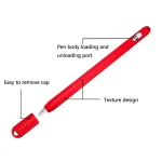 5 PCS Stylus Silicone Protective Case, For Apple Pencil 1, For Apple Pencil 2 - Image 3