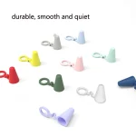 25 PCS Silicone Stylus Nib Case For Apple Pencil 1 / 2 & Huawei Magic Pencil, Transparent, Light Blue, Water Duck, Row Violet, Midnight Green, Blue, Gray, Yellow, Red, Pink, Black - Image 2