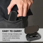 BE1032 Ear-mounted Waterproof Sports TWS Wireless Bluetooth Earphone, Black, Fluorescent Green, Rose Red - Image 5