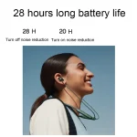 OPPO Enco M33 Hanging Neck Sports Bluetooth Earphones Long Battery Life Gaming Music Headphones, OPPO Enco M33 (Black), OPPO Enco M33 (Green) - Image 7