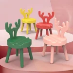 Cartoon Chair Shape Desktop Mobile Phone Holder Cute Mini Universal Phone Rack, Deer(Pink), Deer(Green), Deer(Yellow) - Image 2