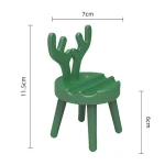 Cartoon Chair Shape Desktop Mobile Phone Holder Cute Mini Universal Phone Rack, Deer(Pink), Deer(Green), Deer(Yellow) - Image 3