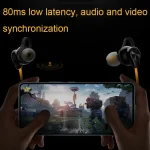 vivo IQOO Stereo Surround Sound Bluetooth Hanging Neck Magnetic Sports Earphones, vivo IQOO(Yellow) - Image 7