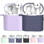 3 PCS For Xiaomi Air 3 in 1 Earphone Silicone Protective Case + Anti-lost Rope + Hook Set, Green, Purple, Pink, Black, Blue, Grey - Image 7